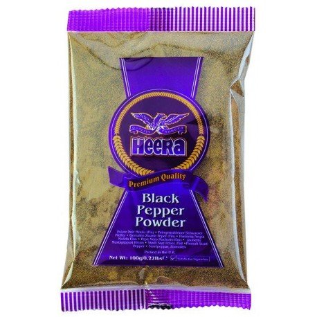 BLACK PEPPER POWDER 400G - HEERA